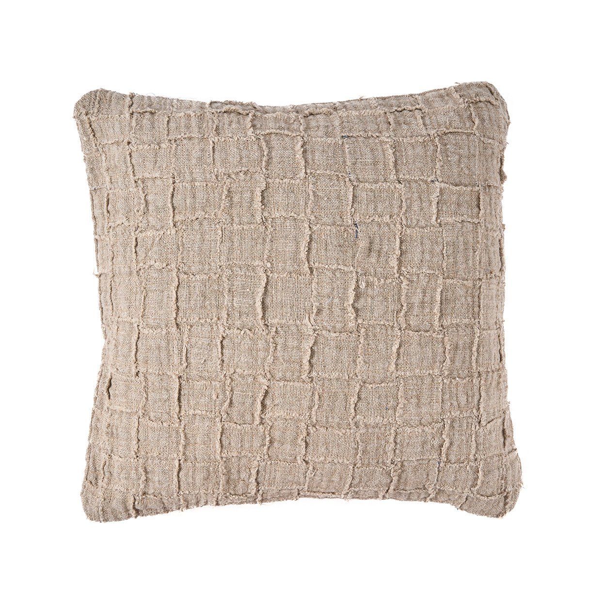 Bambua Linen Damier federa in lino naturale
