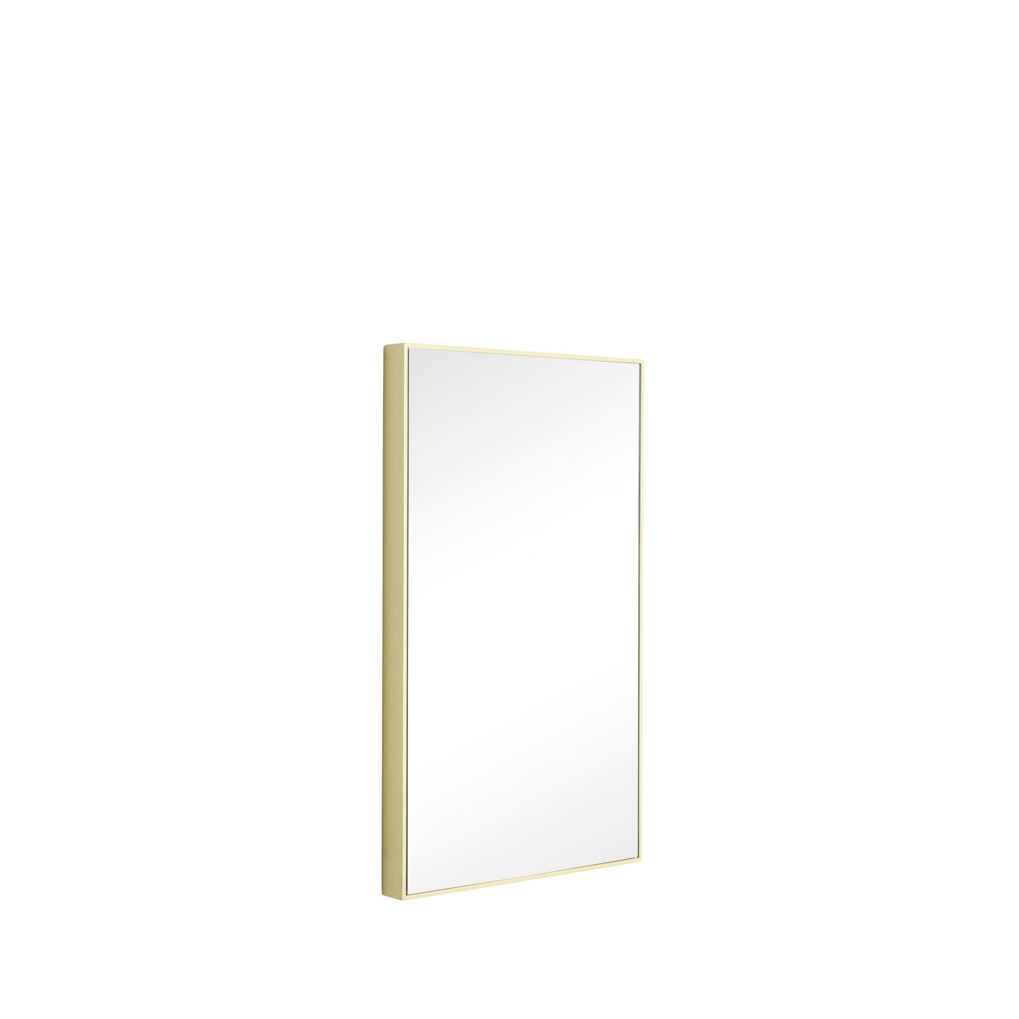 Bambua Shine specchio da parete giallo M