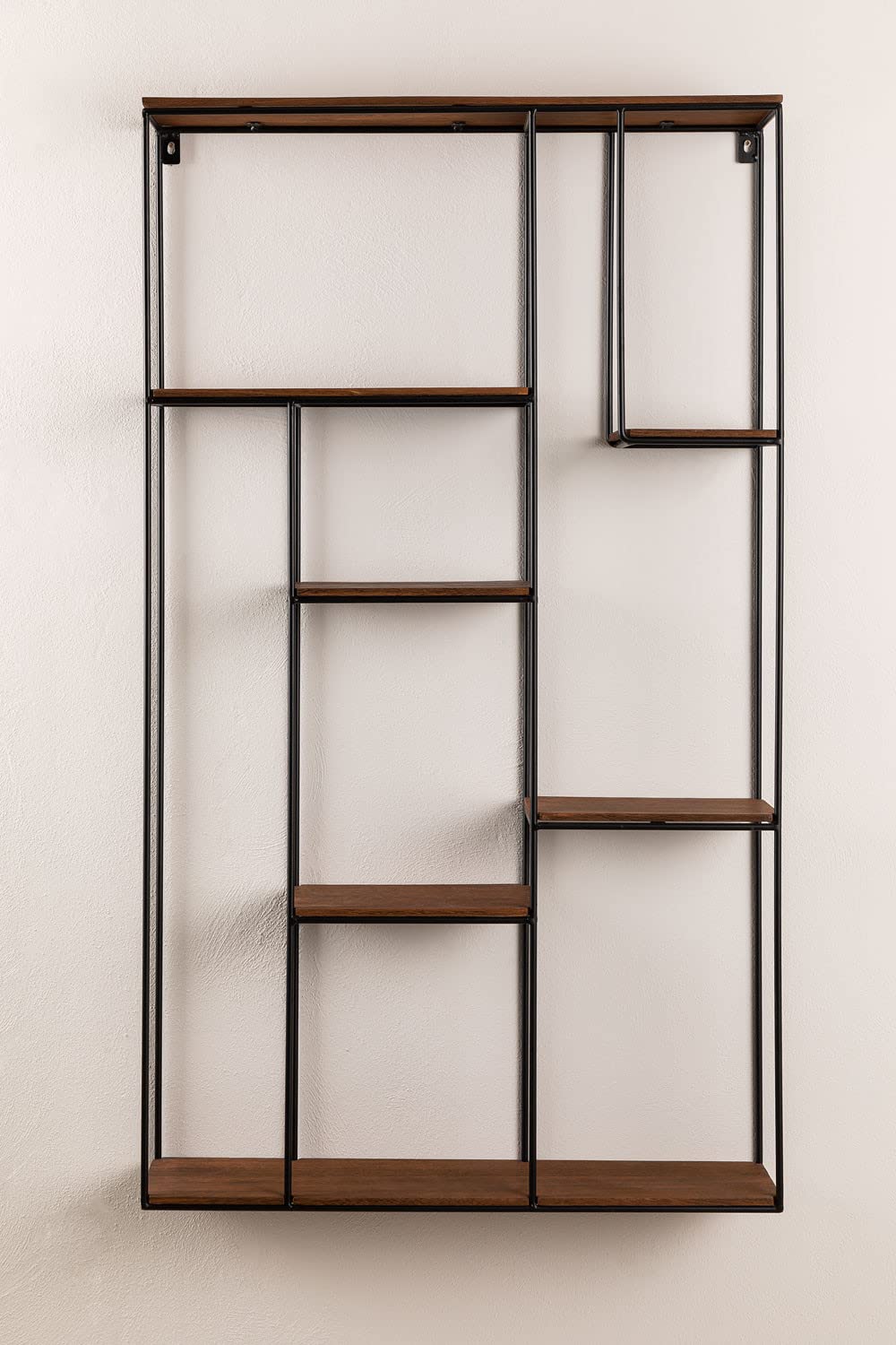 Sklum Anslo scaffale da parete legno acciaio 119 cm