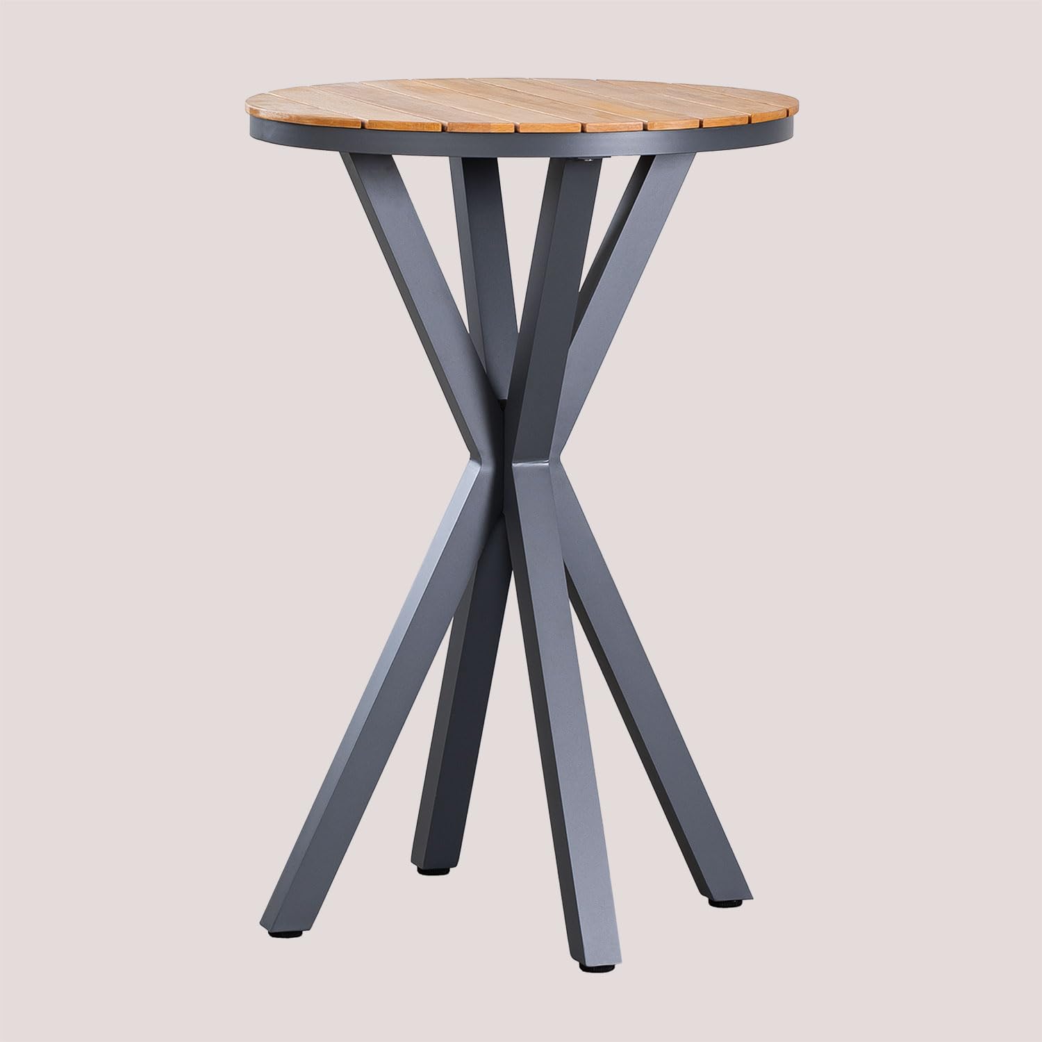 Sklum Archer tavolo bar alto tondo Ø70 cm antracite