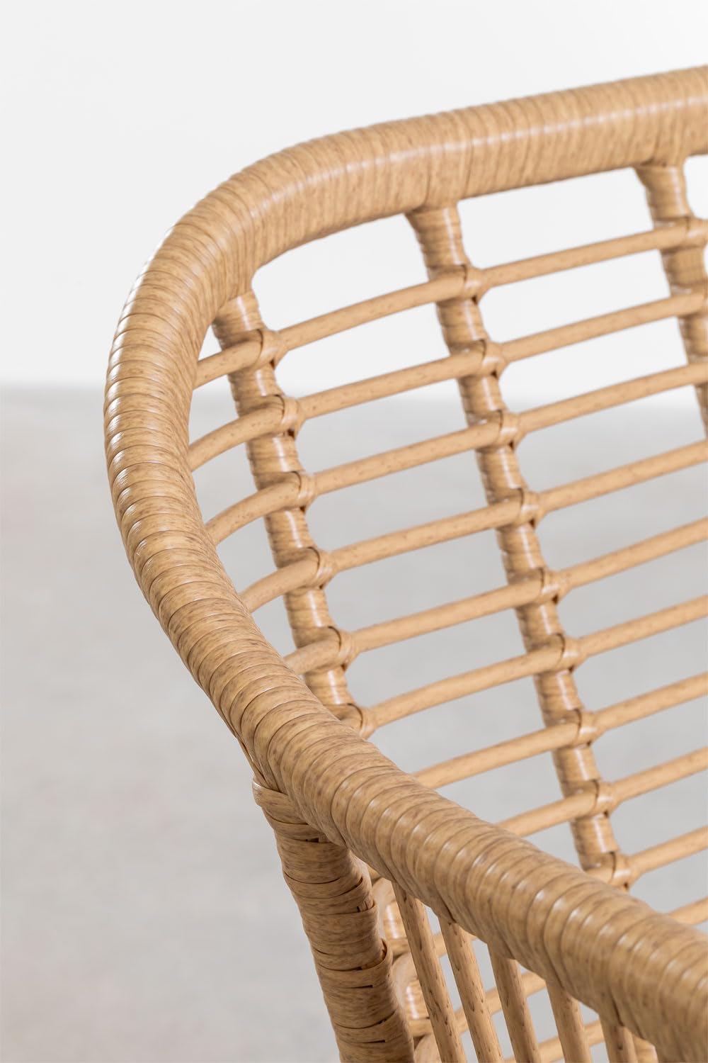 Sklum Zole sedia da giardino rattan sintetico braccioli