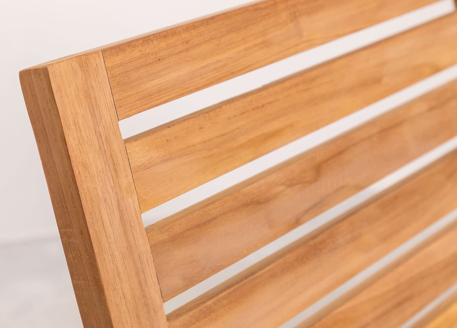 Sklum Adira divano 2 posti in teak 128 cm