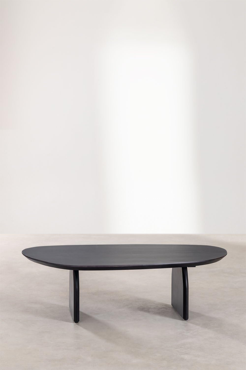 Sklum Bedum Tavolino Legno Acacia Nero 135 cm