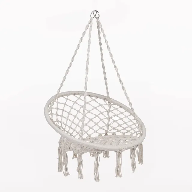 Sklum Bahli poltrona sospesa da giardino macramè 100 kg