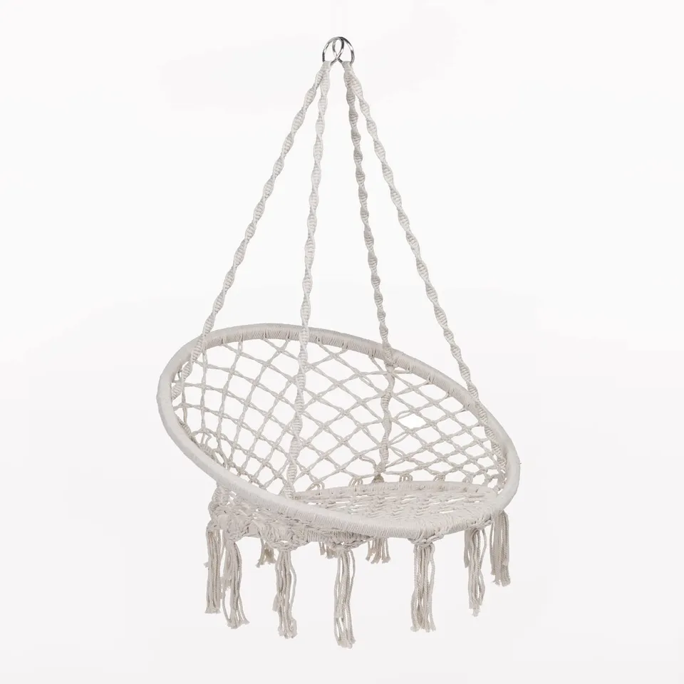 Sklum Bahli poltrona sospesa da giardino macramè 100 kg