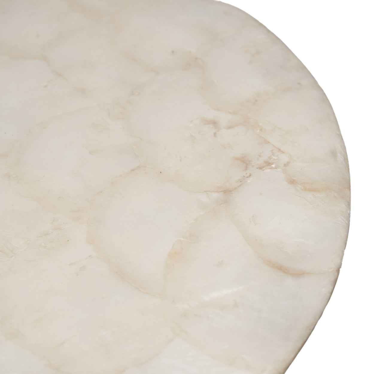 Bambua Mother of Pearl sottobicchiere bianco madreperla