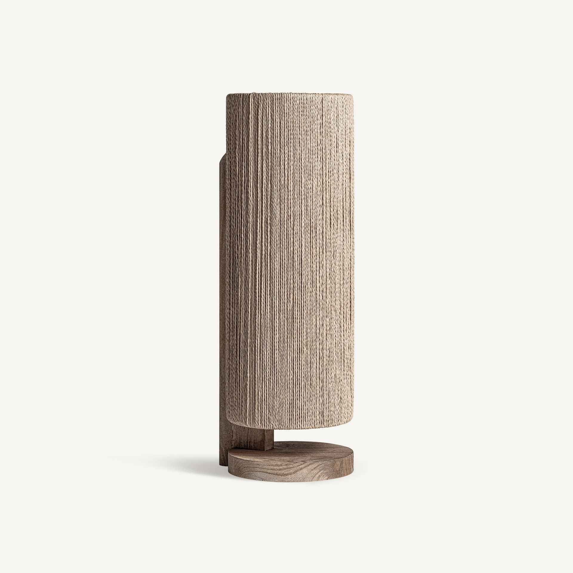 Bambua Jacquard lampada da tavolo in rafia