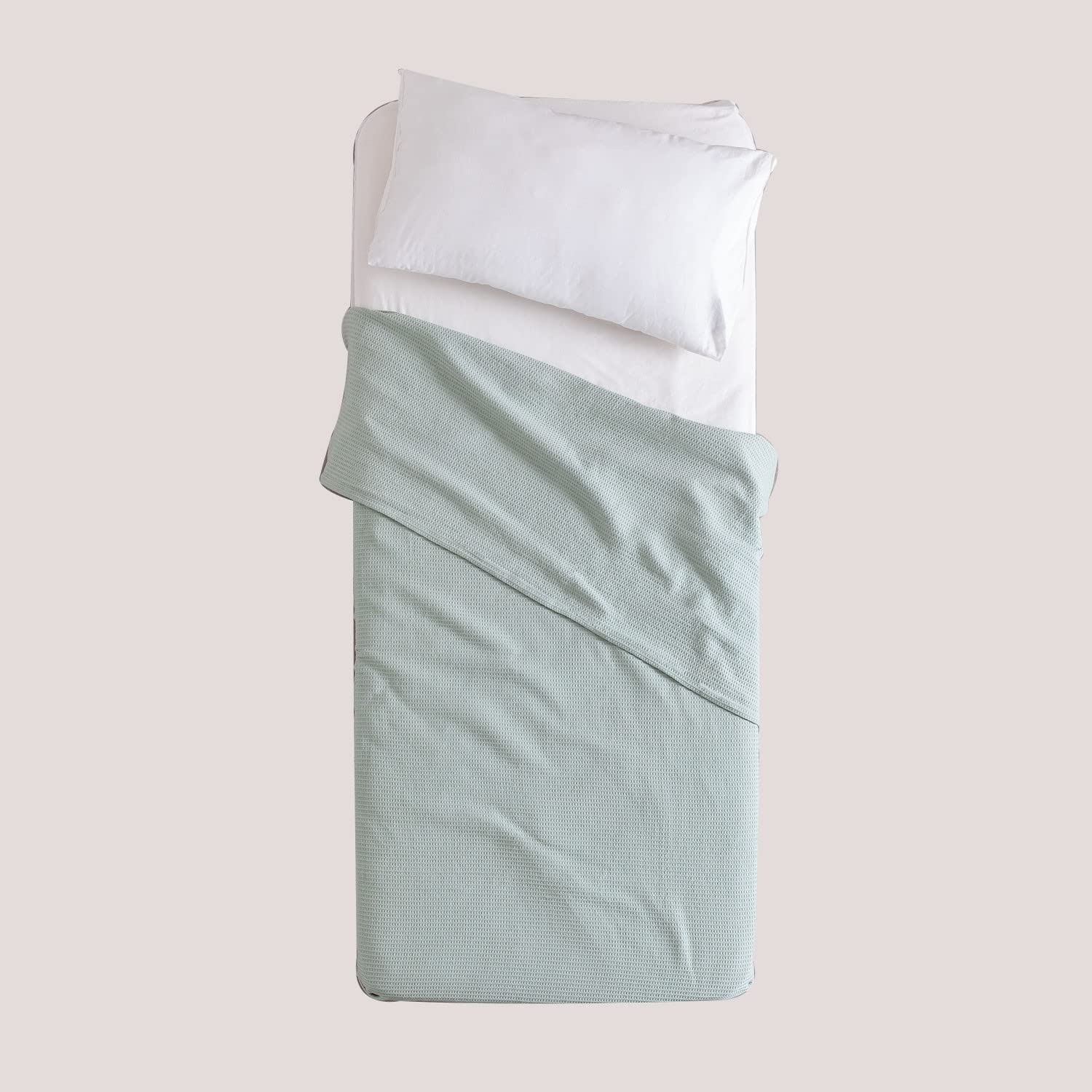 Sklum Bimba Verde Menta coperta in cotone 150x220 cm