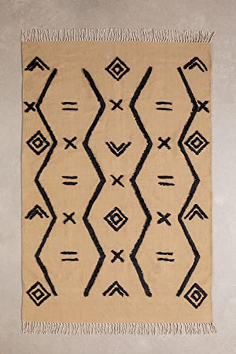 Sklum Takoma tappeto cotone 180x120 cm marrone grano
