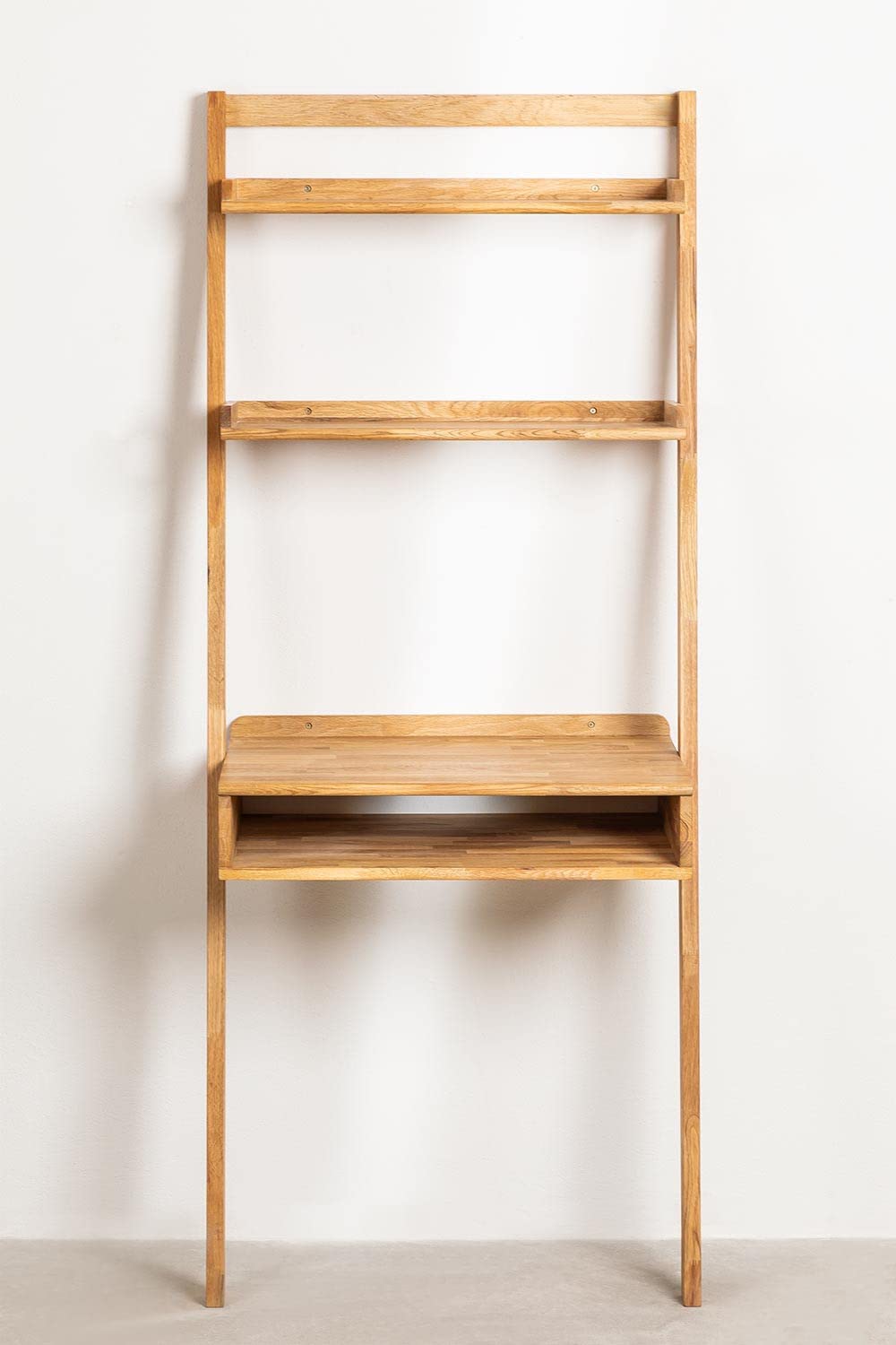 Sklum Zina Style scrivania legno quercia con ripiani
