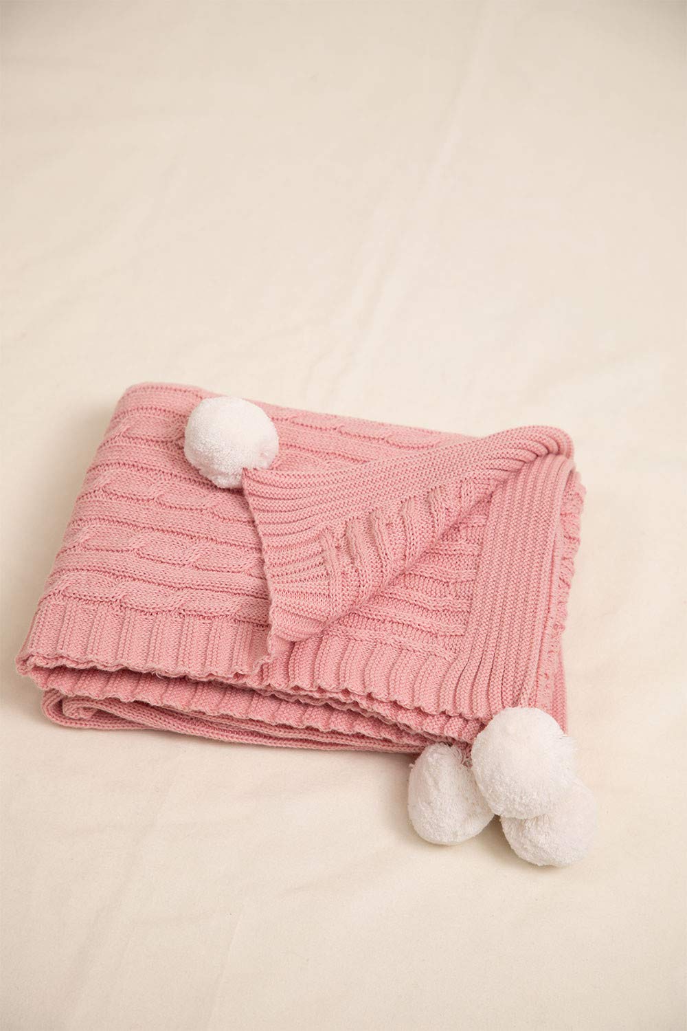 Sklum Benys Kids coperta in cotone rosa 80x100
