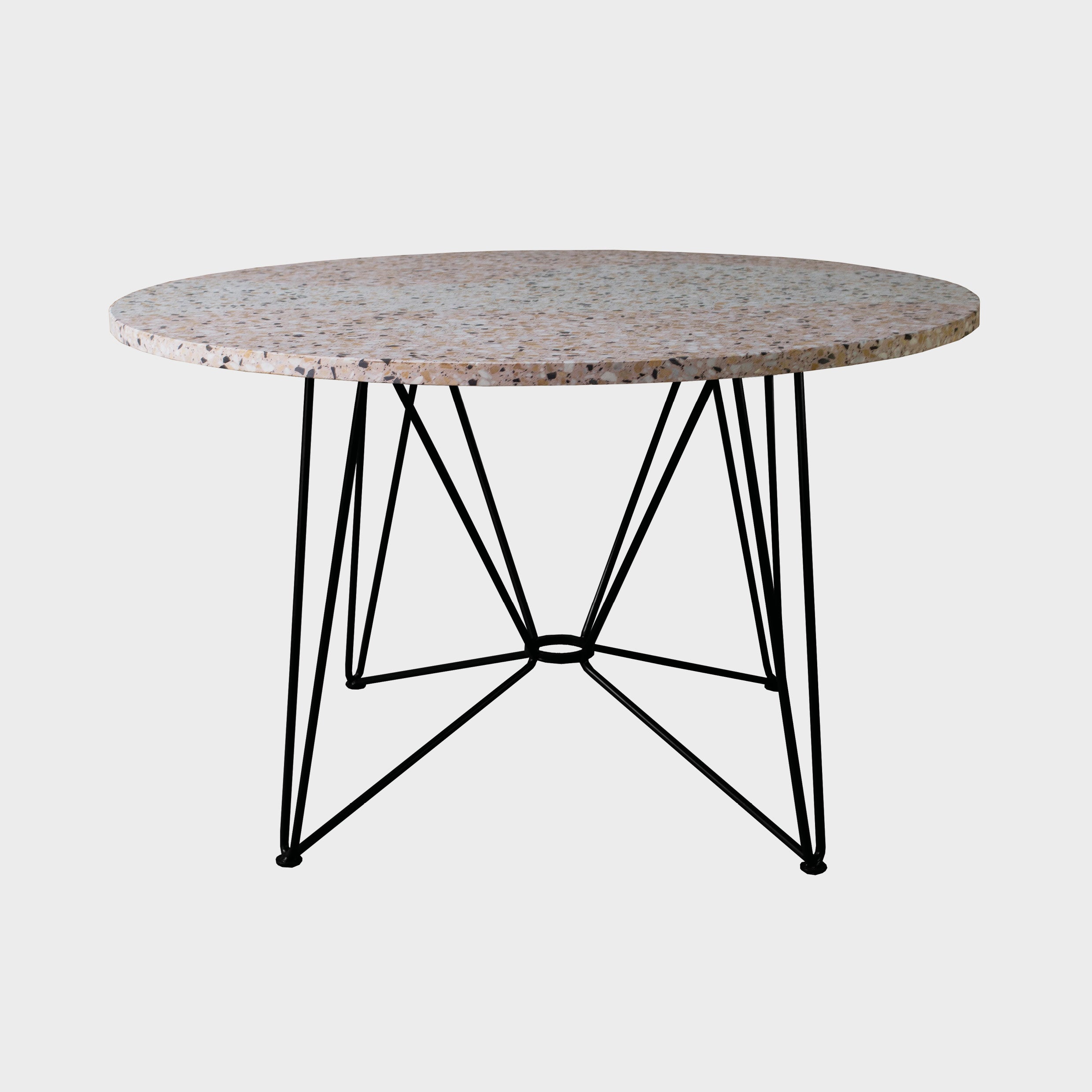 Acapulco Design Ring Table tavolo terrazzo bianco rosa