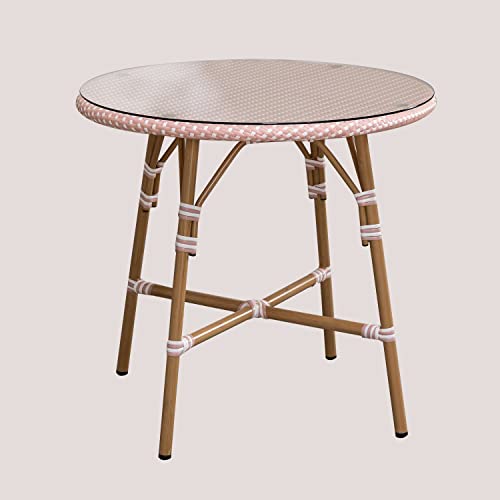Sklum Alisa Bistro tavolo giardino Ø80 cm rosa nocciola