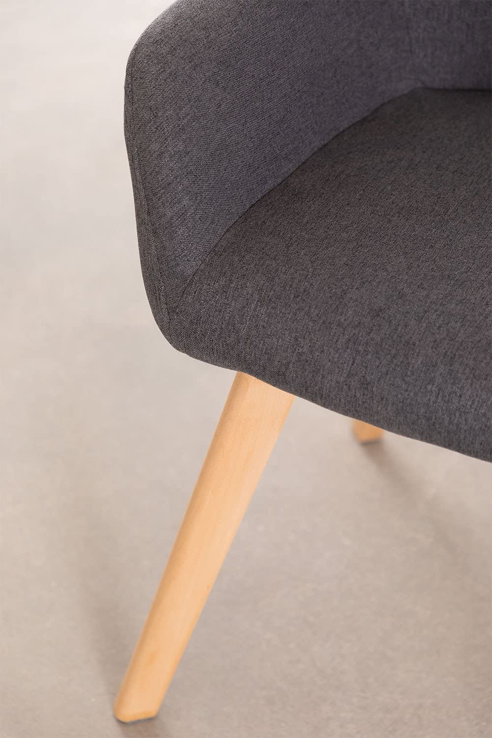Sklum Ervi Design sedia da pranzo braccioli faggio