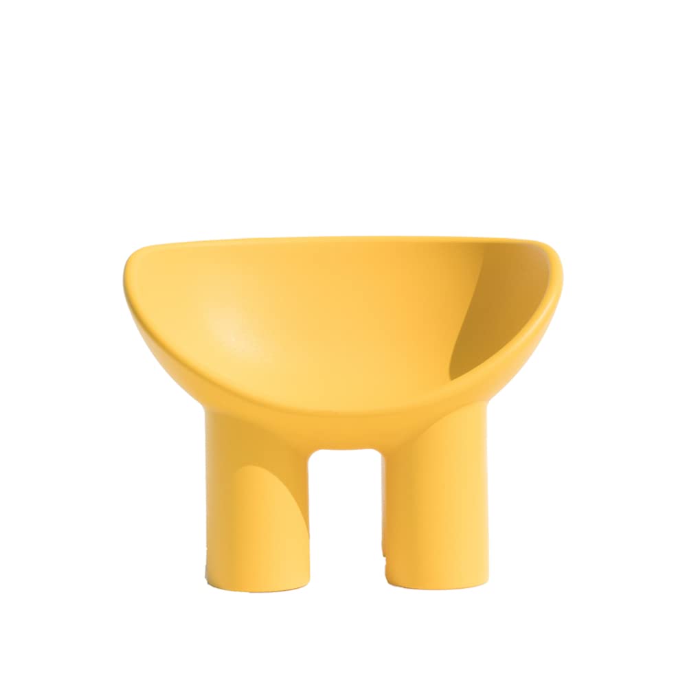 Driade Roly Poly poltrona giallo ocra esterno