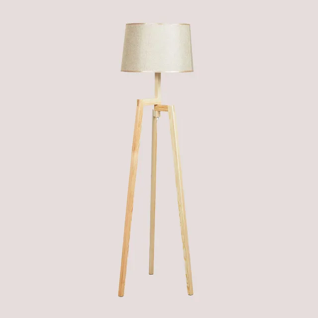 Sklum Sulaw lampada da terra tessuto 163 cm