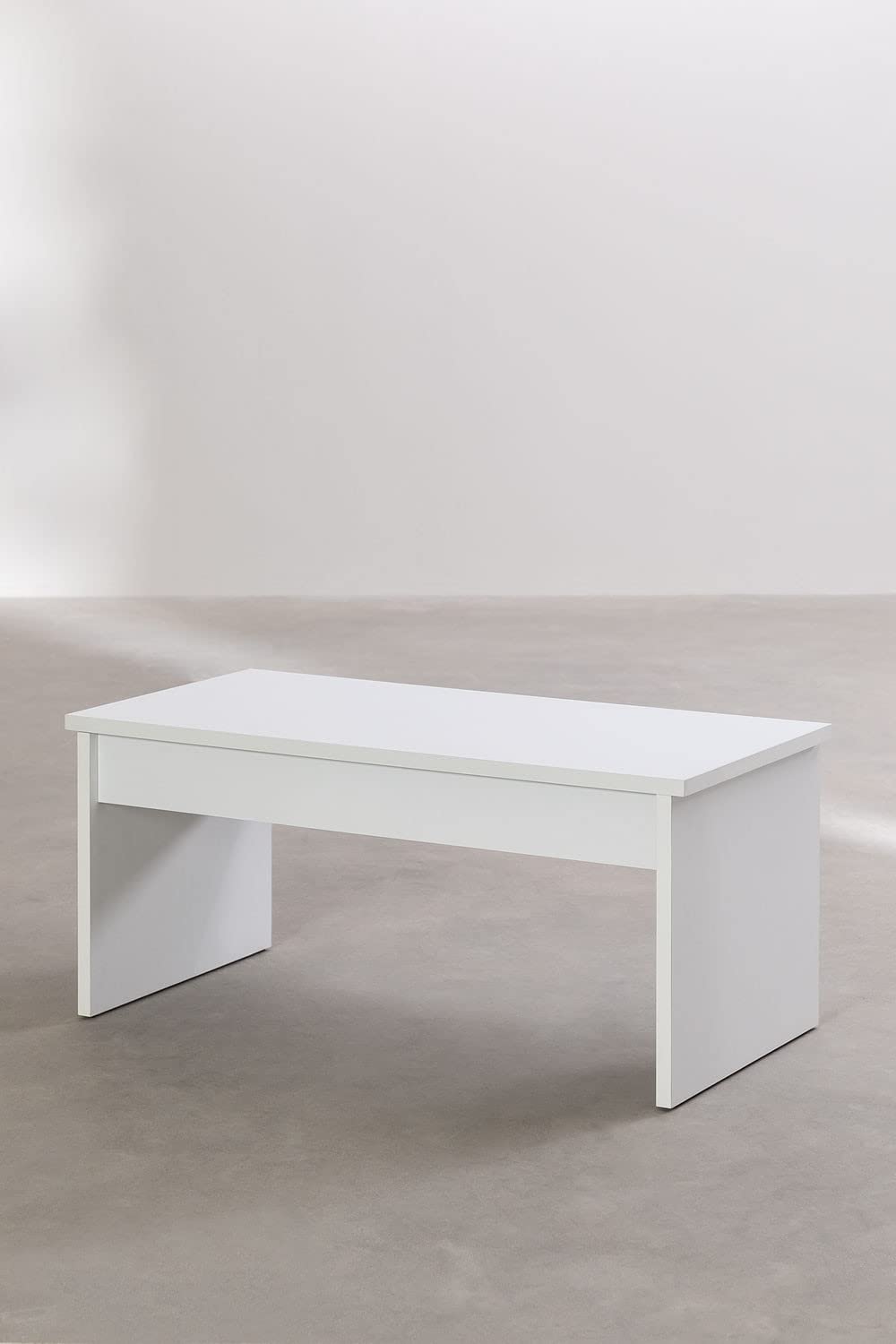 Sklum Naudaf Design tavolino elevabile bianco 100 cm