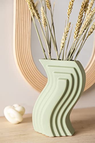 Sklum Jolin Vaso Ceramica Celadon Mousse 19,8 cm