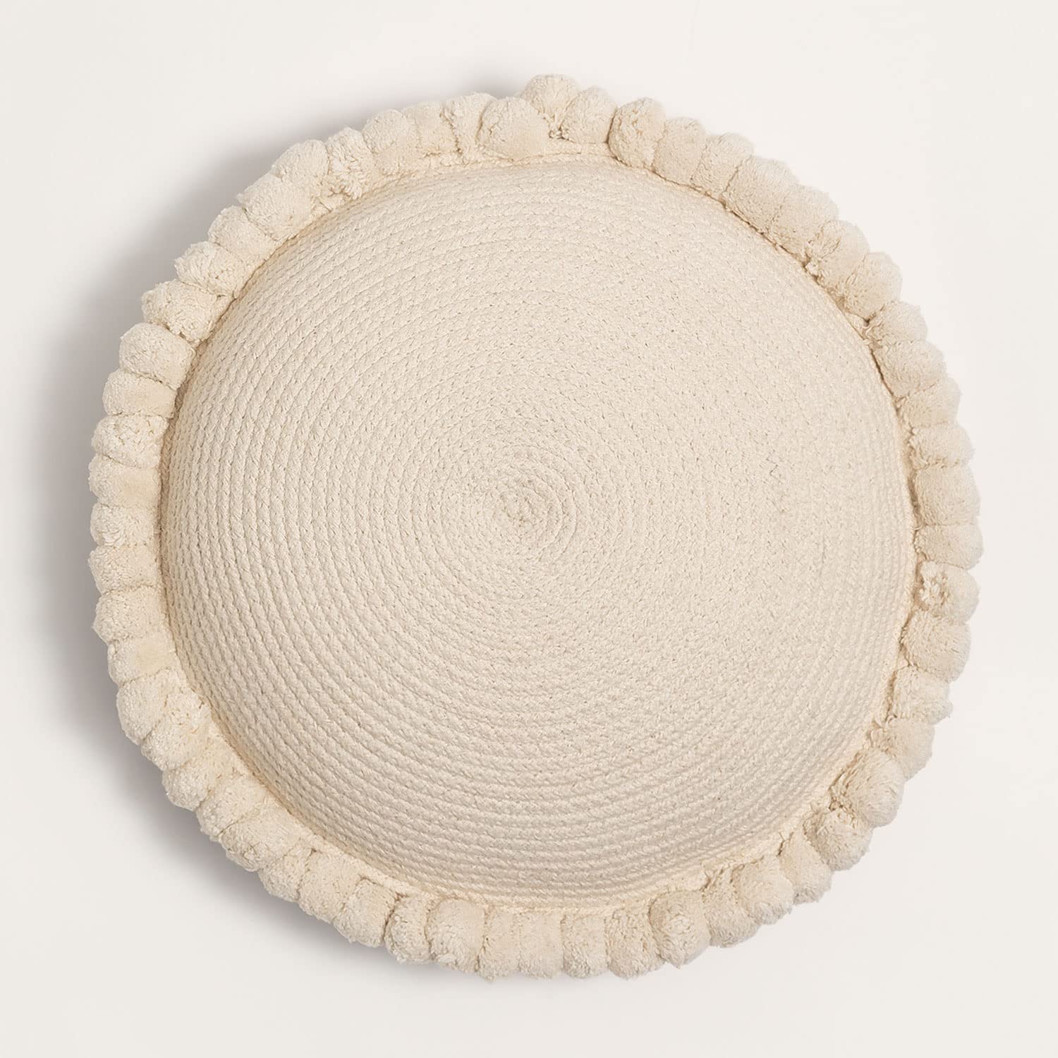 Sklum Olets Cuscino Rotondo Cotone Intrecciato Ø49 cm