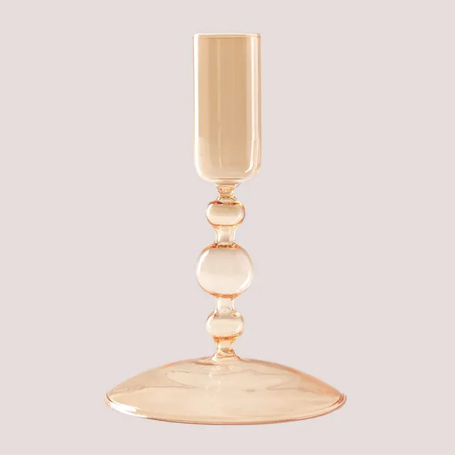 Sklum Piana candelabro in vetro Ø 9,8 cm h 15 cm