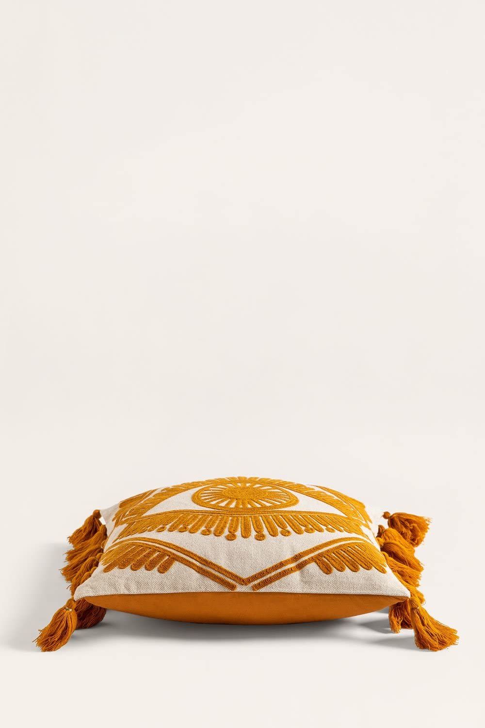 Sklum Osvid Cuscino in Cotone 45x45 cm Arancione Zafferano