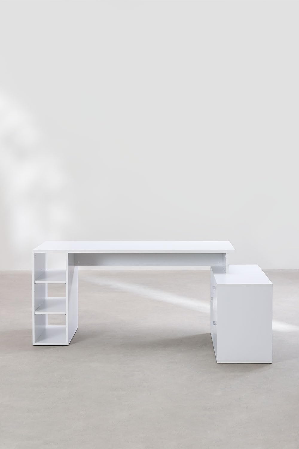 Sklum Taluk tavolo ufficio in legno bianco 182 cm