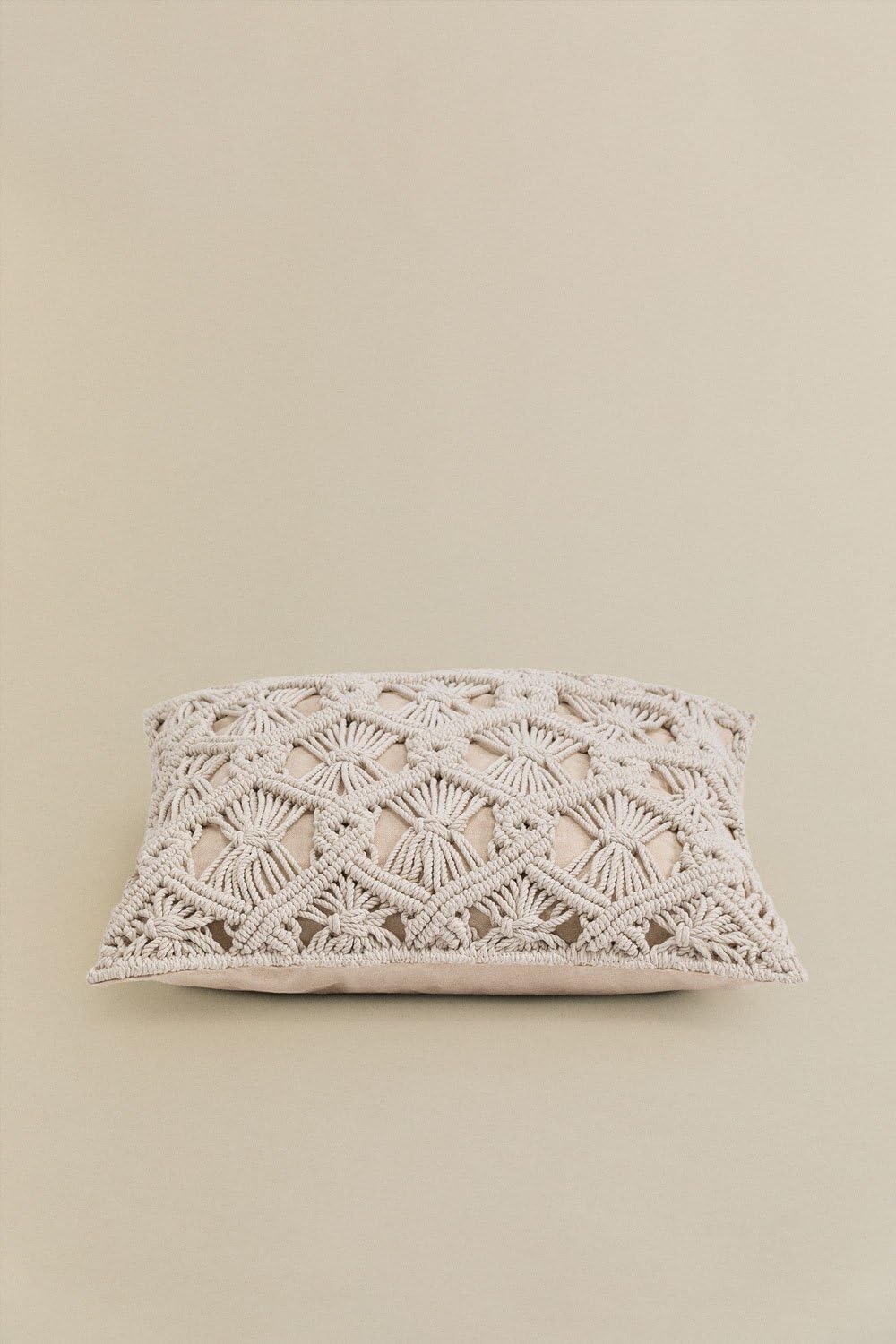 Sklum Istar cuscino quadrato macramè 45x45 cm cotone