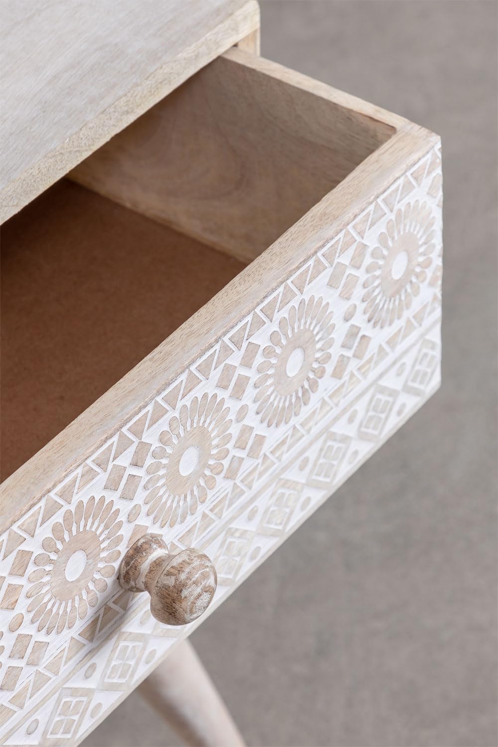 Sklum Ukurla comodino legno mango con cassetto