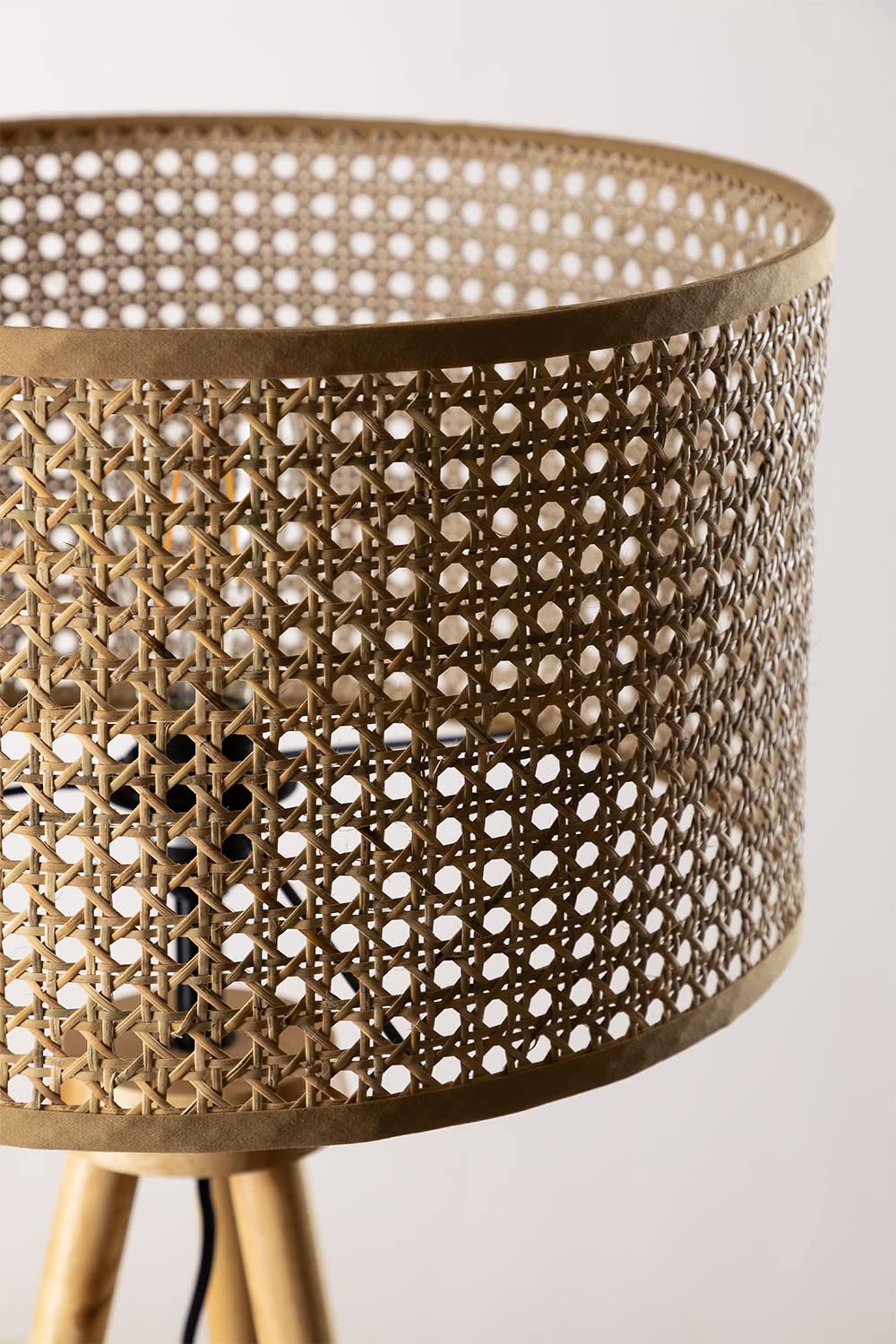 Sklum Serri lampada da terra rattan 150 cm E27