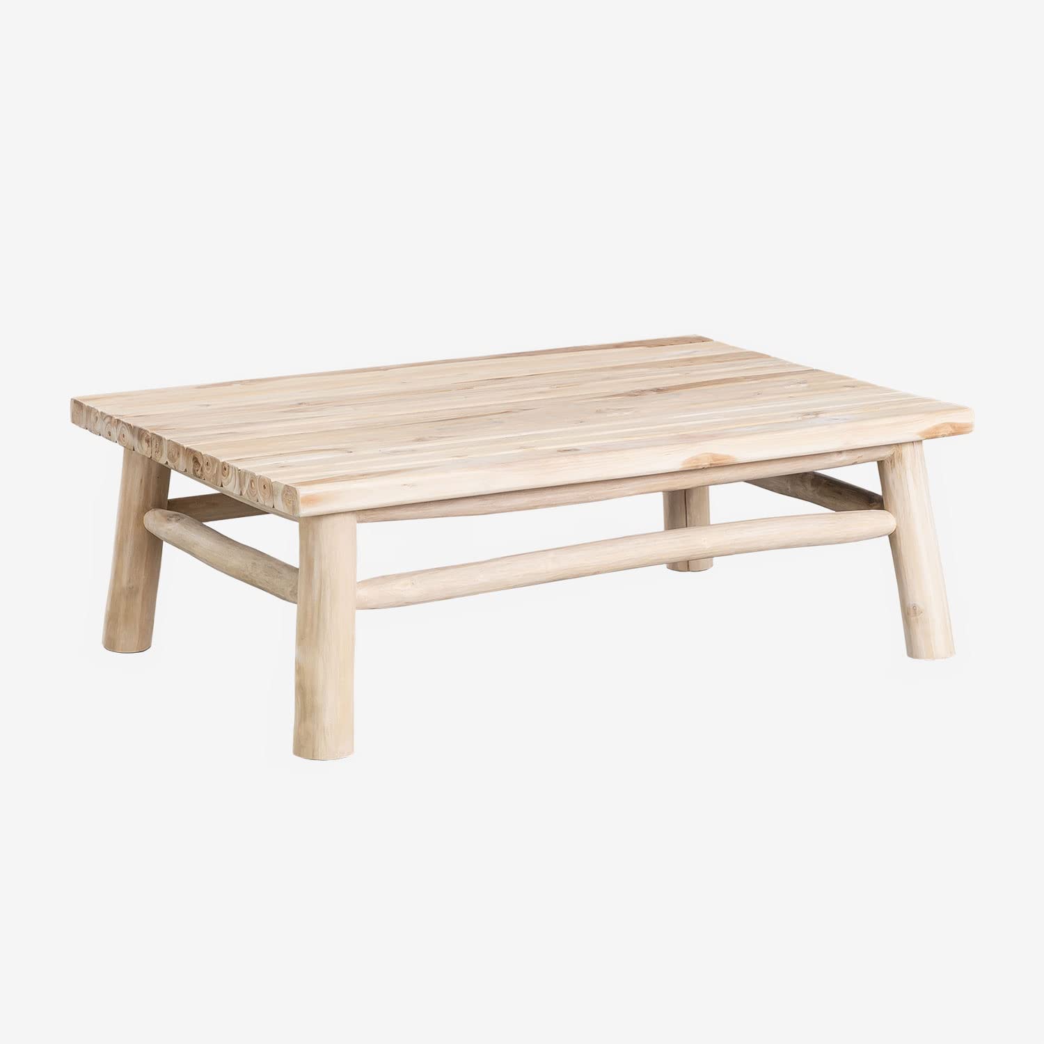 Sklum Narel tavolino giardino teak 120x80 cm