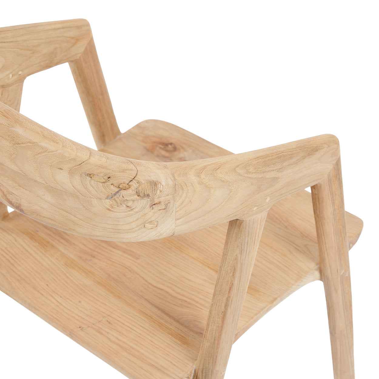 Bambua Teluk sedia da pranzo legno teak riciclato
