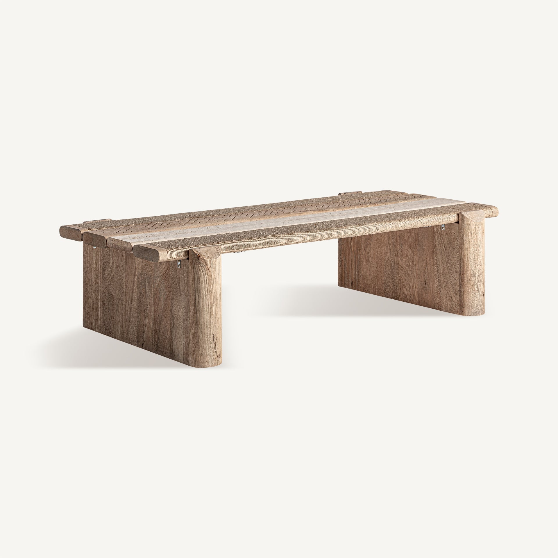 Bambua Jacquard tavolino legno mango grande
