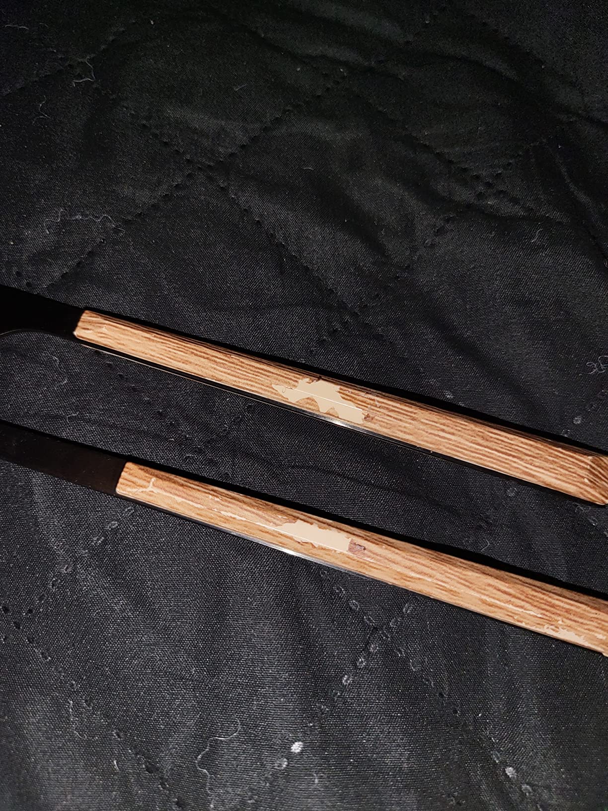 Sklum Priya Set Posate 16 Pezzi Cromato Effetto Legno