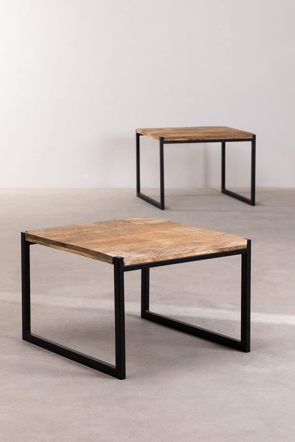 Sklum Emet Style tavolini nido legno set 2 pezzi