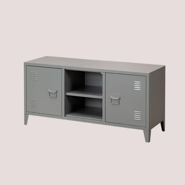 Sklum Pohpli mobile TV 120 cm grigio in acciaio