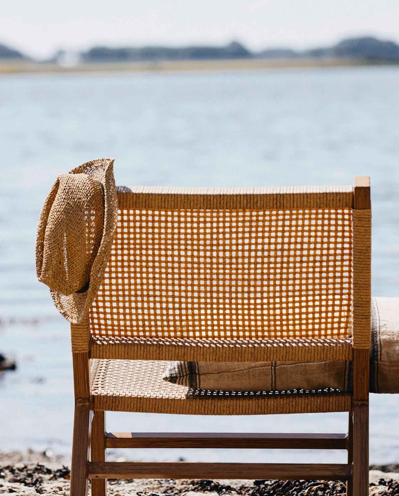 Bambua Vasai poltrona lounge naturale da esterno