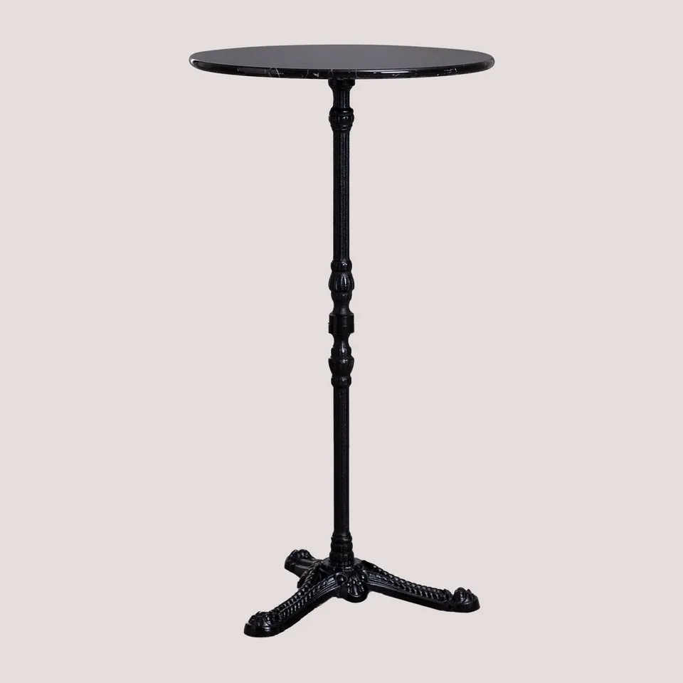 Sklum Roma Tavolo Alto da Bar in Marmo Ø60 cm