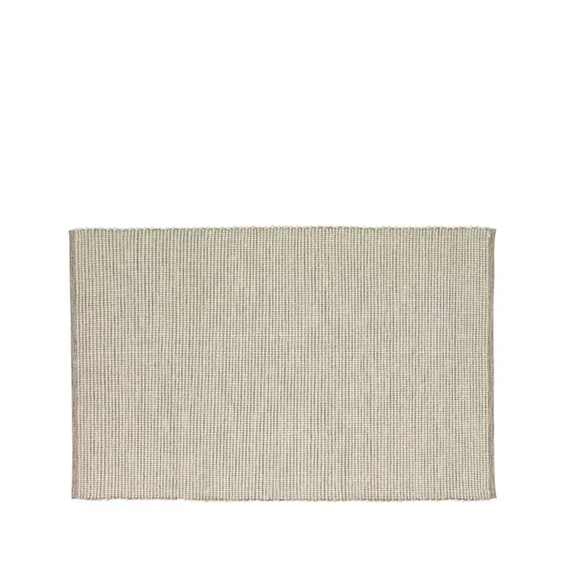 Bambua Poppy tappeto grande 200x300 grigio bianco lana