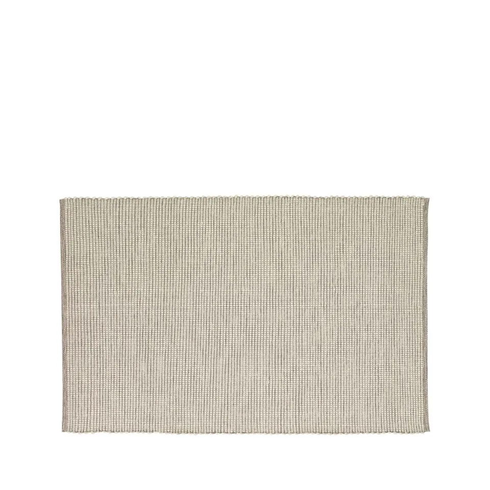 Bambua Poppy tappeto grande 200x300 grigio bianco lana
