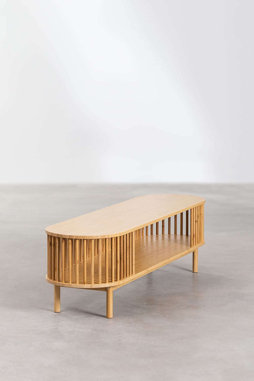 Sklum Connery Mobile TV 150x40 cm Bambù Naturale