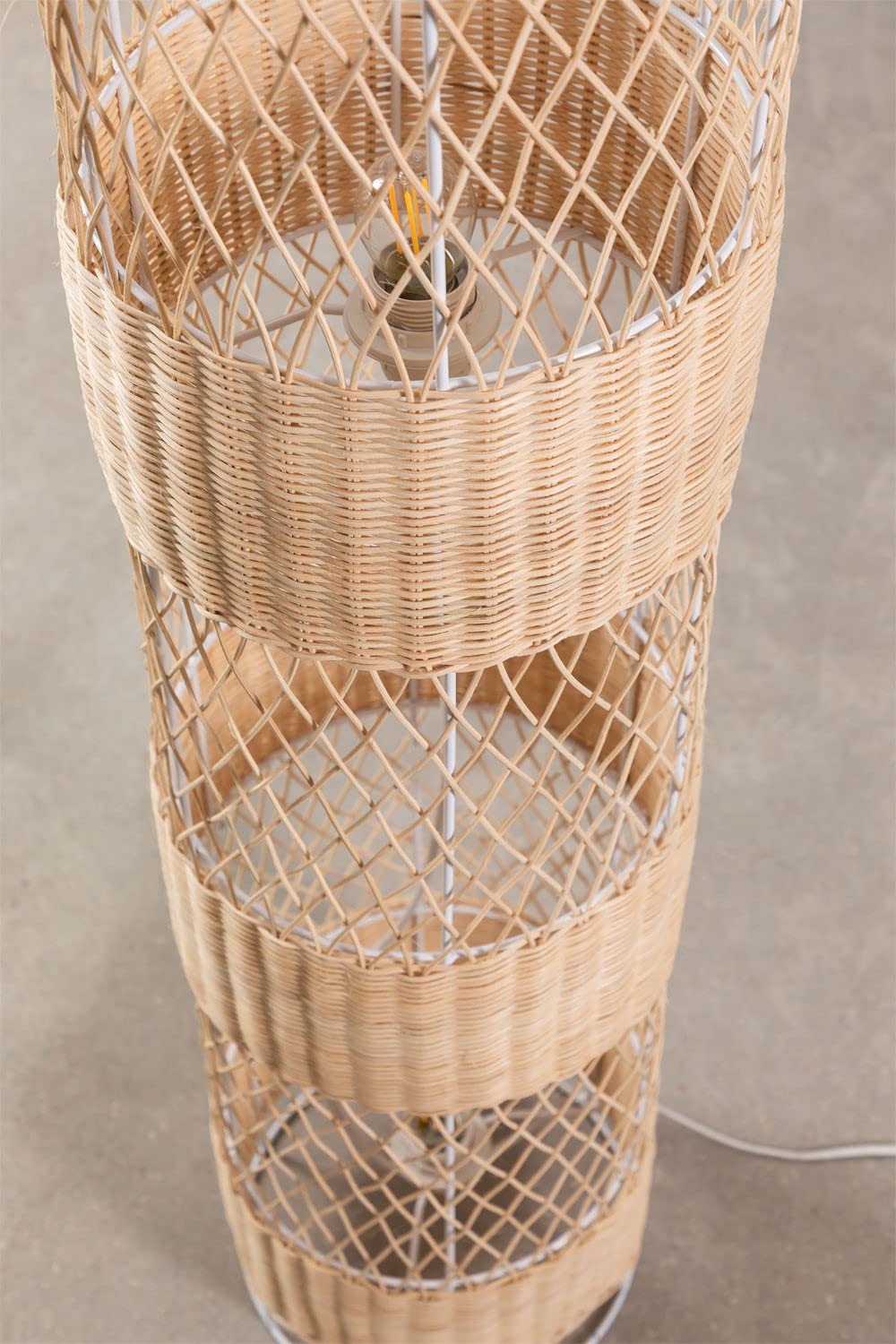 Sklum Estid piantana rattan naturale 121 cm