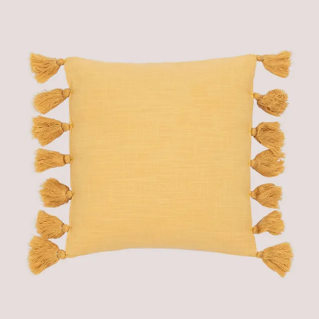 Sklum Tuis cuscino 40x40 cm giallo curry in cotone