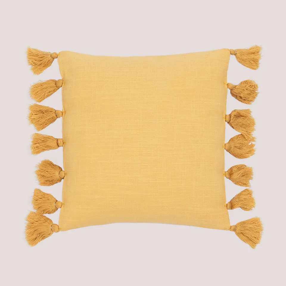 Sklum Tuis cuscino 40x40 cm giallo curry in cotone