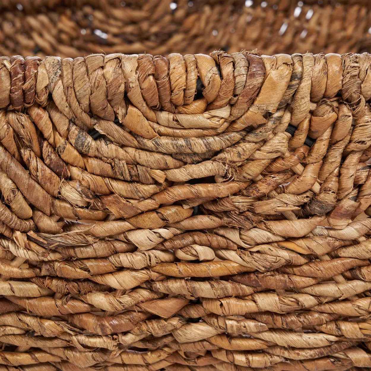 Bambua Rayah cesto in foglia di banana naturale