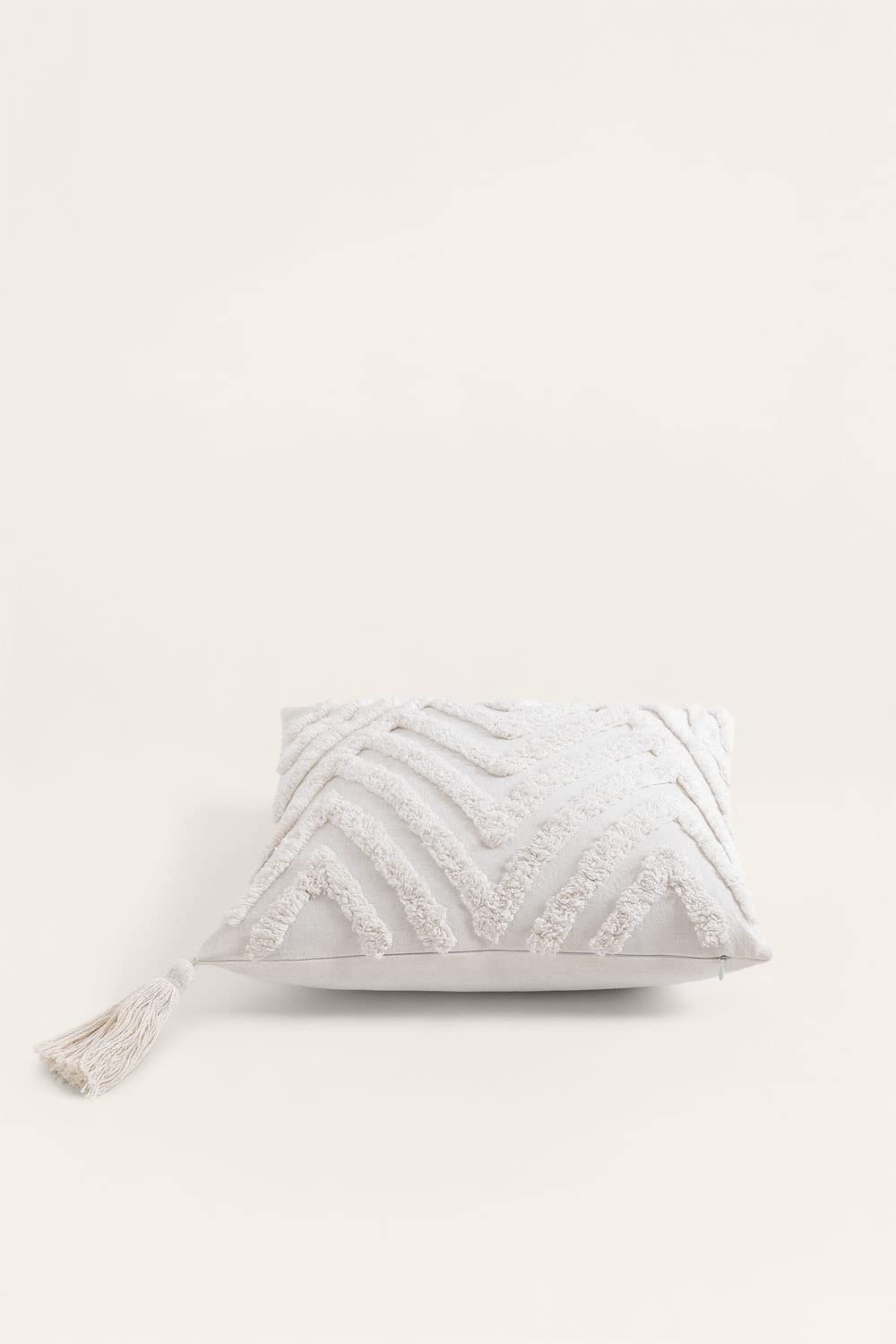 Sklum Nidia Cuscino Quadrato Cotone 45x45 Bianco