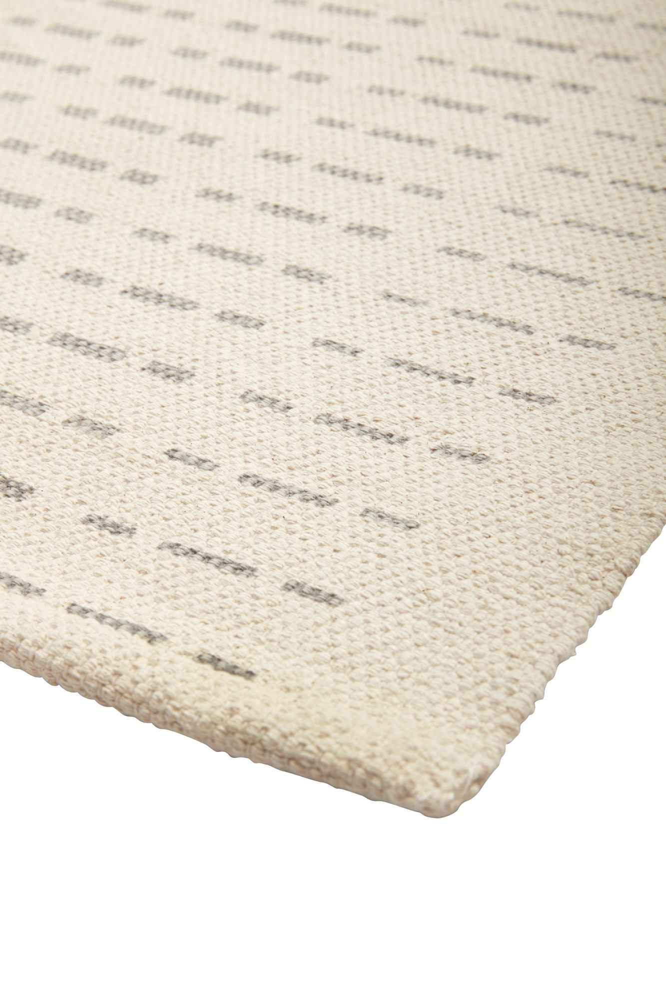 Bambua Pin tappeto cotone 120x180 beige grigio