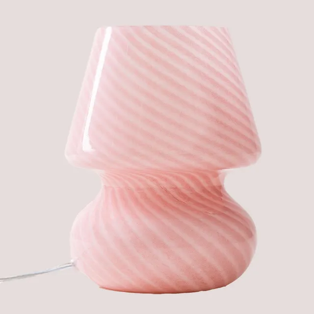 Sklum Suri Lampada da Tavolo in Vetro Ø15 cm