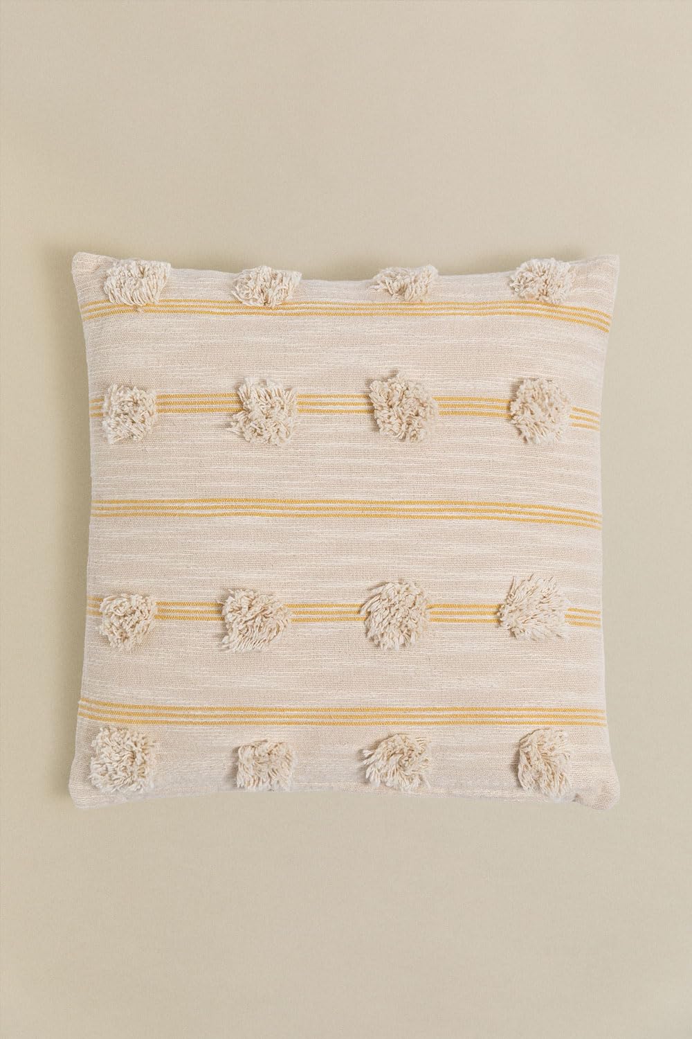 Sklum Yolu cuscino in cotone 40x40 cm naturale