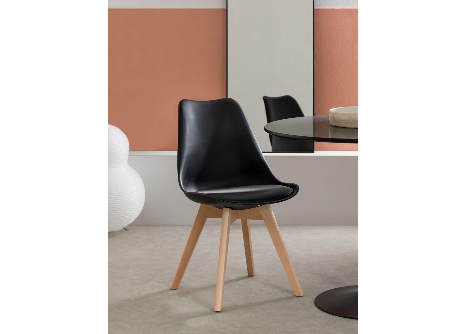 Sklum Nordic sedia pranzo con gambe faggio