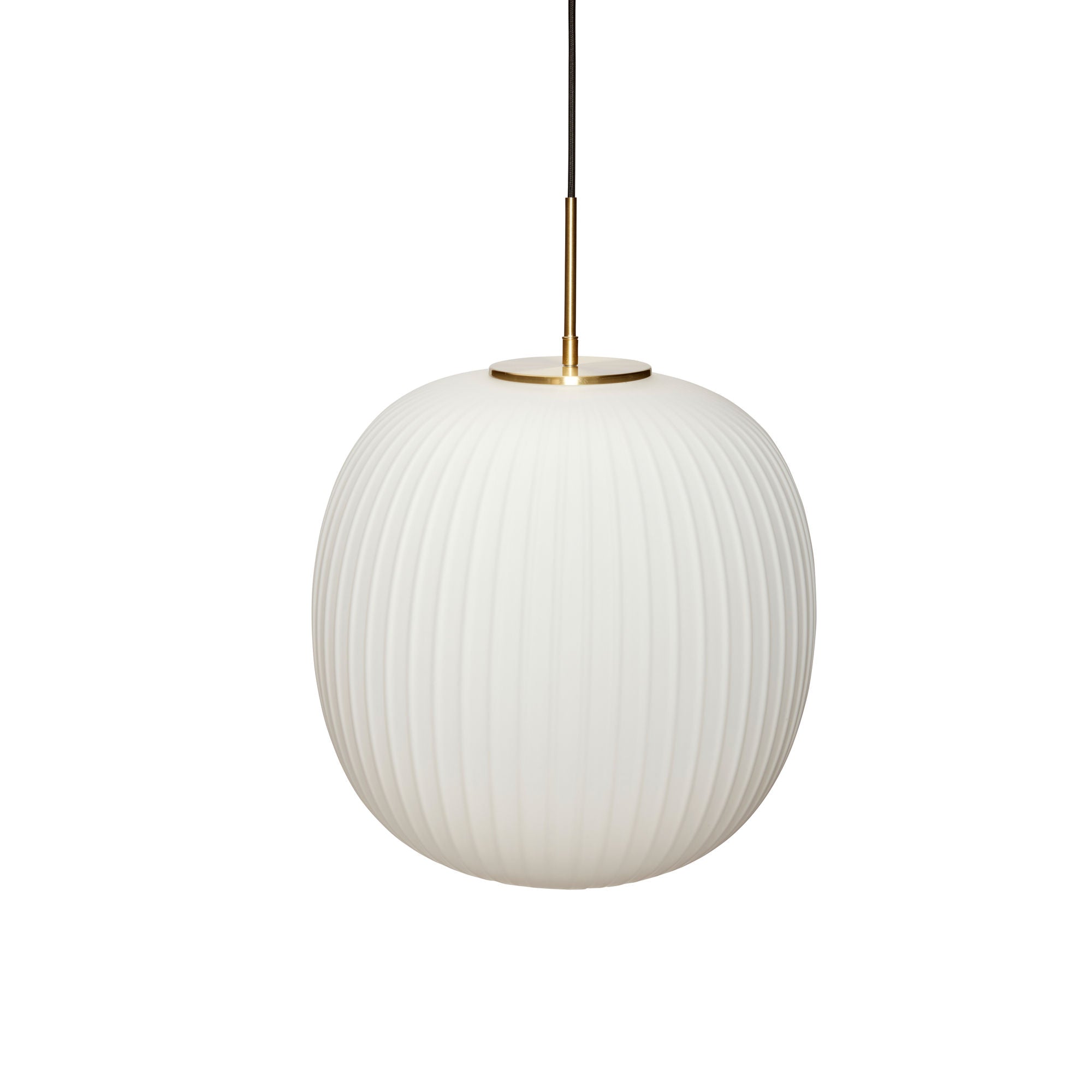 Bambua Serene lampadario vetro bianco Ø42